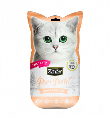 חטיף לחתול בטעם סלמון וביצים