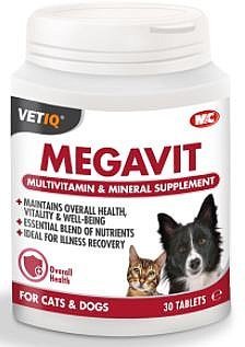 מולטי ויטמין לכלב / חתול MEGA VIT - מגה ויט