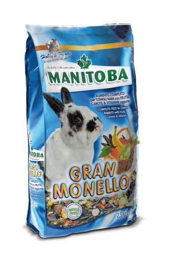 מזון לגורי ארנבים גרן מונלו 2.5 ק"ג Manitoba