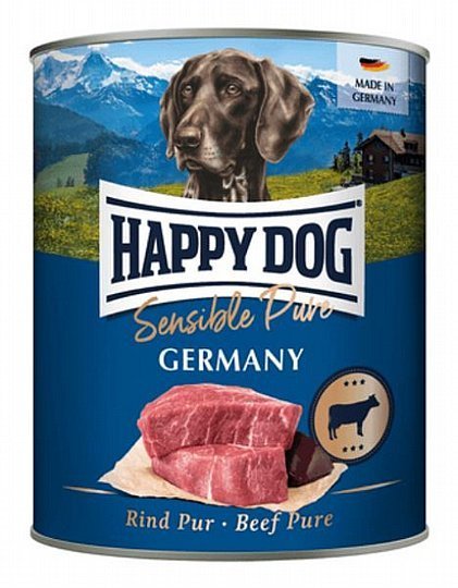 שימורים לכלבים הפי דוג בקר ללא דגנים 400 גר'